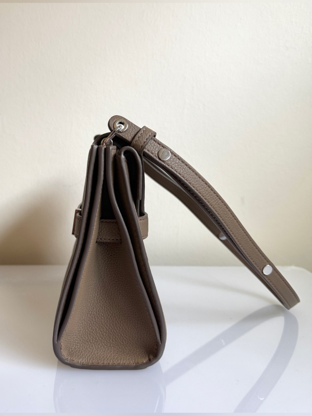 Tory Burch Lee Radziwill Shoulder Bag Wild Mushroom - Picture 6 of 16